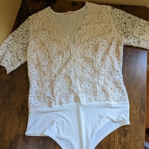 Lacy bodysuit